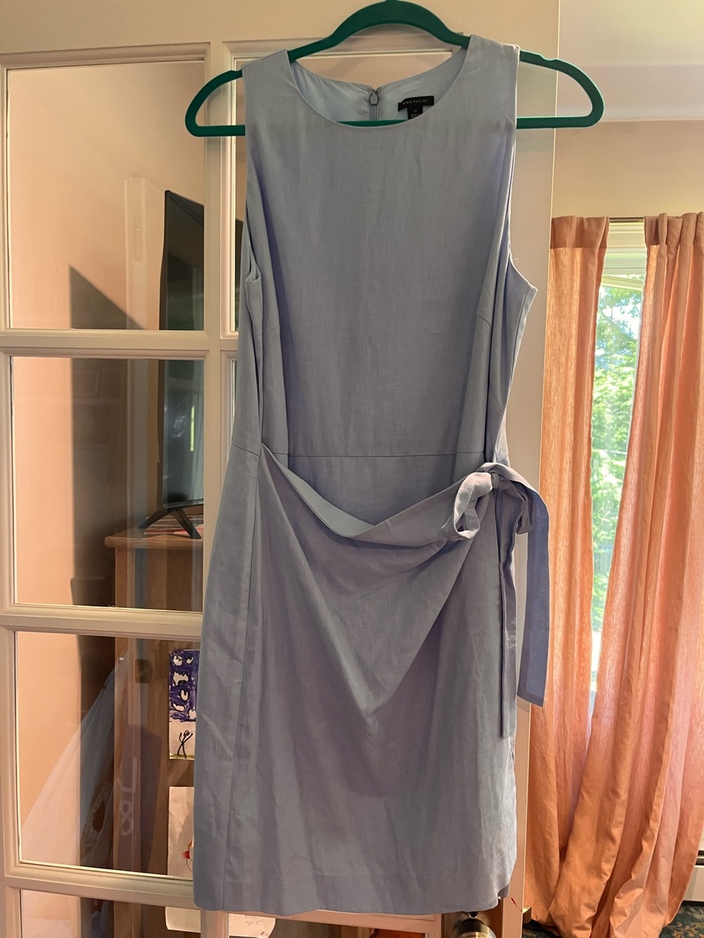 Ann Taylor light sky blue LINEN NWOT’s
Dress